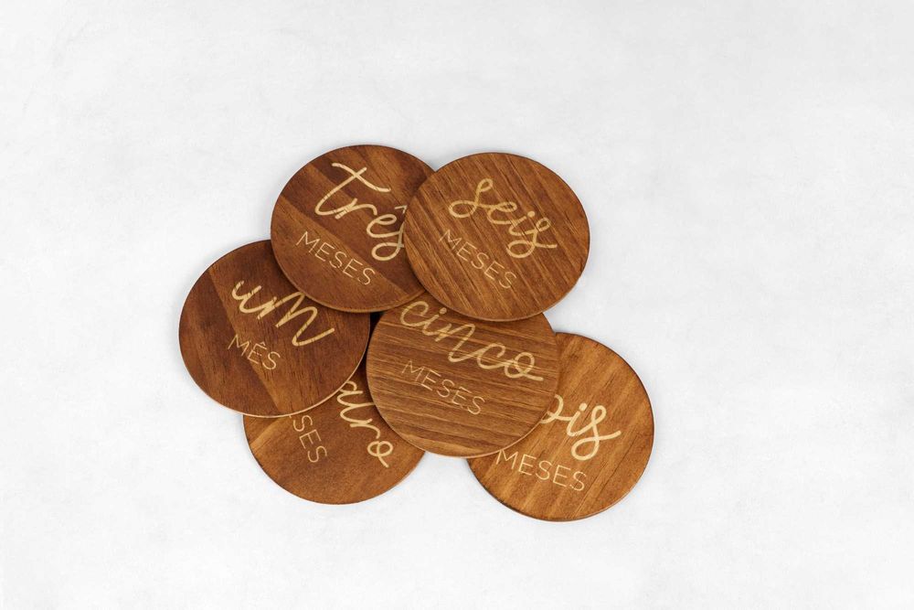 Milestones Meses - Para fotografar os meses de crescimento do bebé