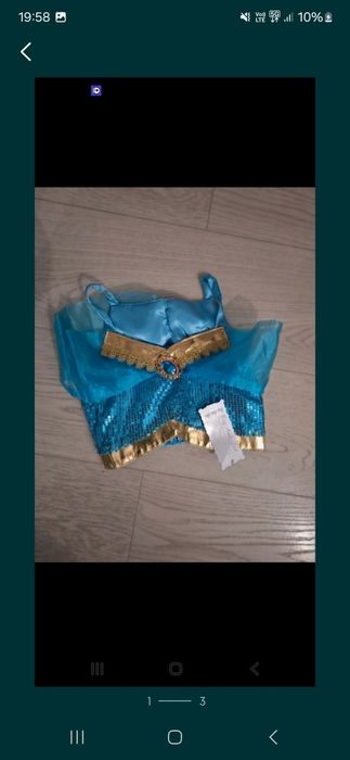 Strój jasmina jaśmin nowy + gadżety