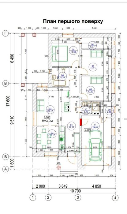 Продаж будинку 110 м² за проєктом у Лука-Мелешківській
