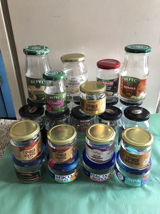 Банки скляні з єврокришкою.