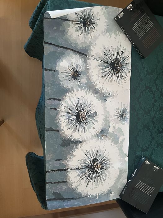 Quadro em folha de tela
