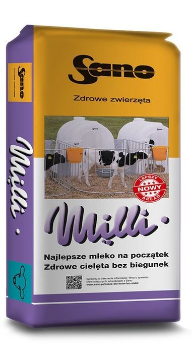 sano milli mleko dla cieląt od 3 tyg. 25kg