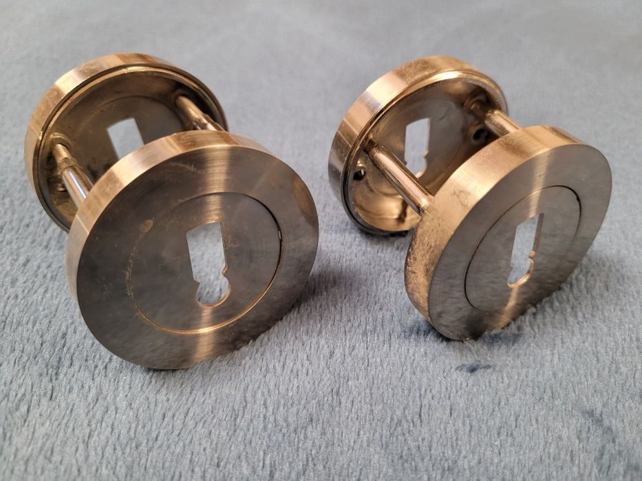 Szyld okrągły, rozeta satyna 2 kpl