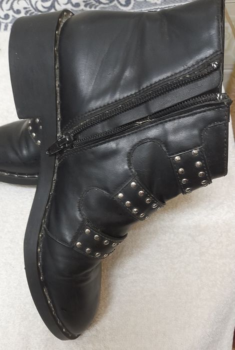 Botins Pull & Bear cor preto e tamanho 38 - Bom estado