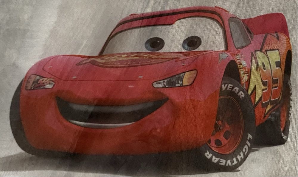 Firanka Disney „Cars” z taśmą ściągającą