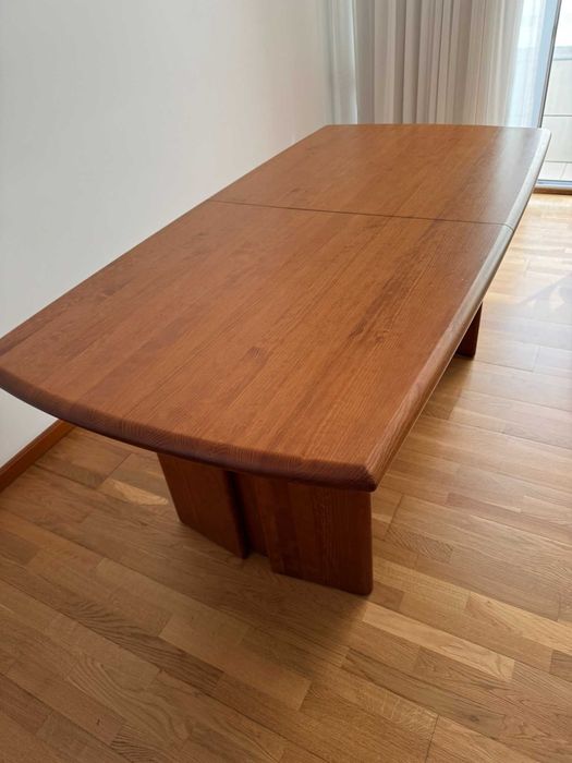 Extendable Dining Table with 6 Solid Pine Chairs507305090938972161
