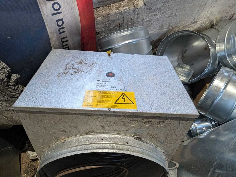 Nagrzewnica elektryczna kanałowa SYSTEMAIR- 2 sztuki