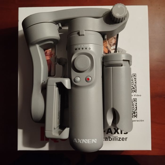 [Como Novo] Gimbal de 3 eixos Axnen HQ3 para smartphone