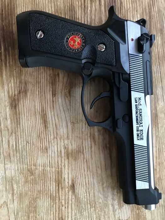 Airsoft Greengas SAMURAI EDGE Biohazard WE FULL METAL BLOWBACK, nova