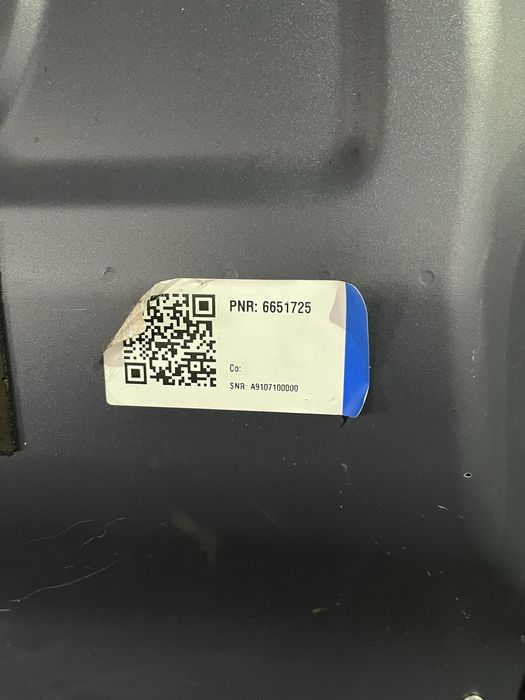 Перегородка кабіни з склом висока MB Sprinter w907