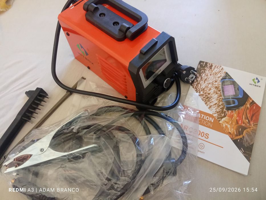 Vendo inversora  200A nova e lixadeira a bateria.