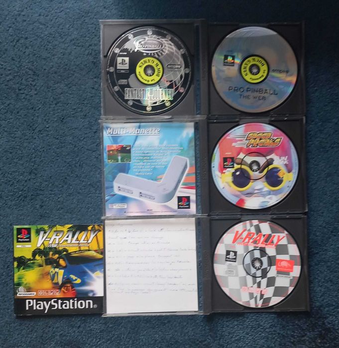 Conjunto 6 jogos Playstation 1
