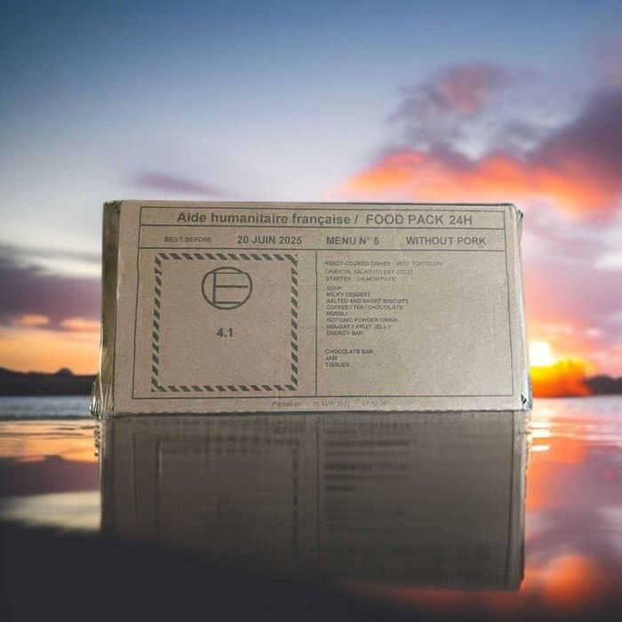 Французский сухой паек/суточный сухпай Франции/MRE/МРЕ/ИРП/пайок/ІРП
