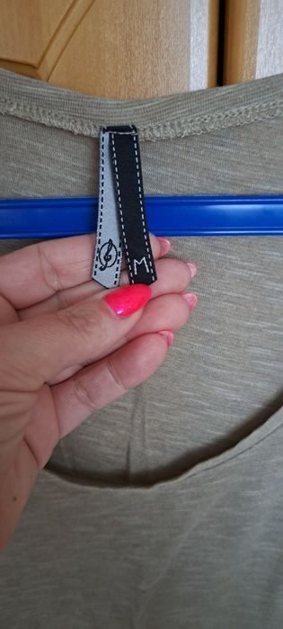 Stradivarius Przewiewna bluzka rękaw 3/4 r M.