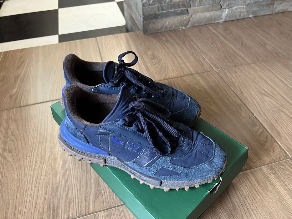 Кросівки lacoste elite active синій колір