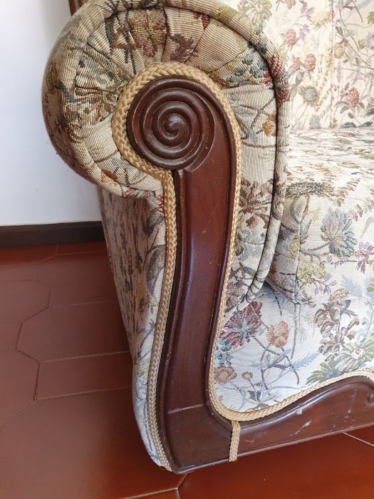 Vendo conjunto de 3 sofas estilo inglês - Para desocupar