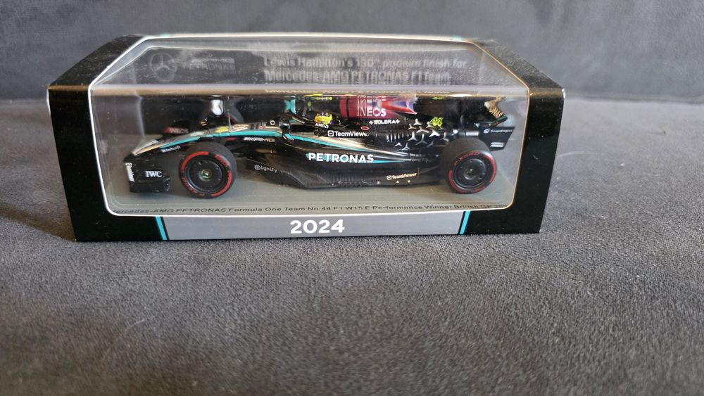 F1 Mercedes W15 E Hamilton Britain GP 1:43 Spark