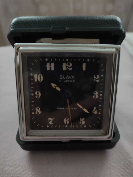 Часы-будильник, механические, Слава, дорожные, рабочие, СССР