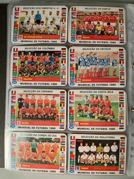 Calendários Antigos de Futebol - Mundial 1990 (preço unitário)