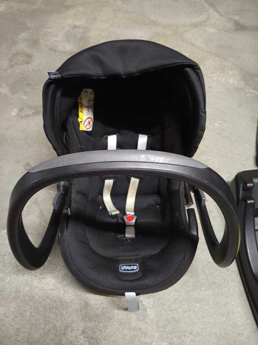 SEMINOVO Carrinho, baby coque (sistema isofix) e mochila porta bebé