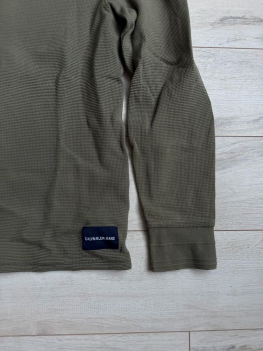 Світшот Calvin Klein Jeans хакі, бавовна