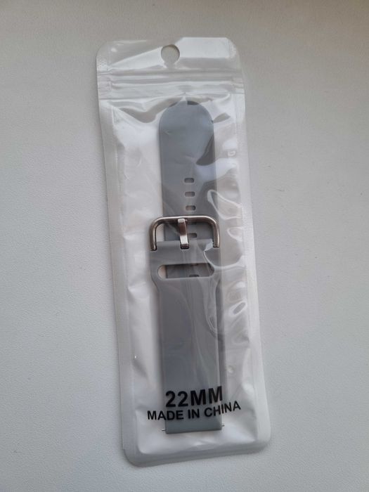 Новые Силиконовые ремешки 22 мм  Стильный серый