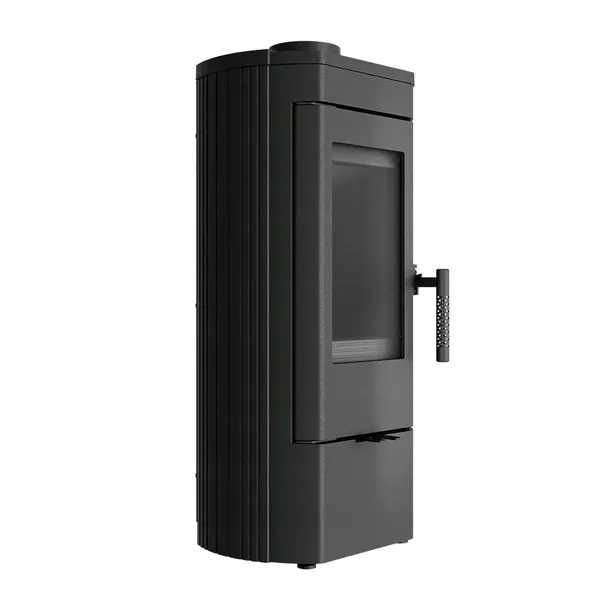 piec żeliwny wolnostojący kratki kominek koza k12 6kw fi130