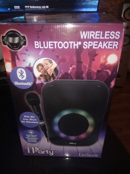 Bezprzewodowy głośnik Bluetooth iParty z mikrofonem