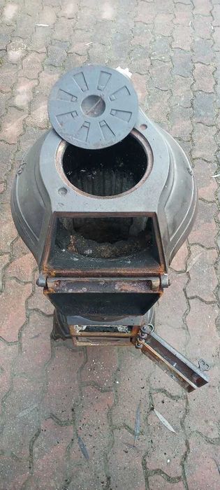 Koza szamotowa stara dekoracyjna