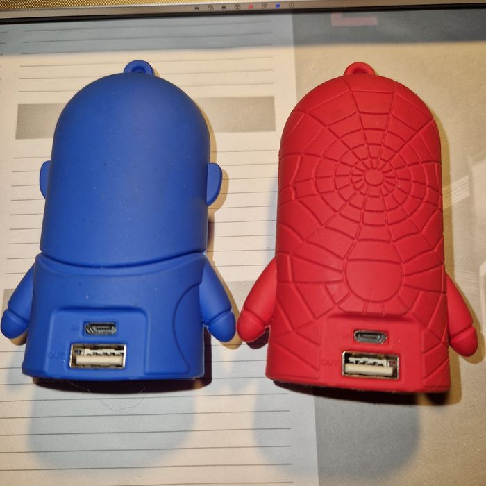 PowerBank USB mikro USB Kapitan Ameryka Spiderman