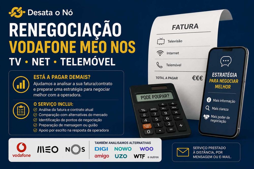 Renegociação Vodafone MEO NOS — TV Net Telemóvel