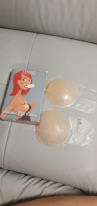 Magic Bodyfashion Przezroczyste silikonowe osłonki unoszące piersiL/xl