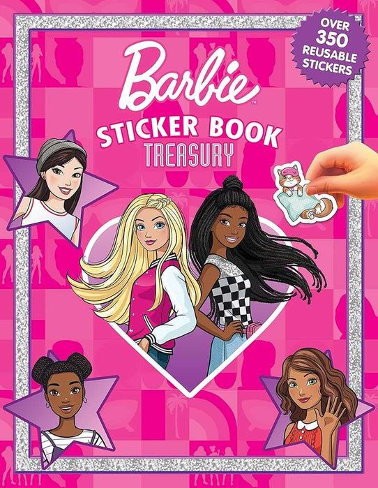 Barbie Sticker Book Treasury 350 наліпок Барбі