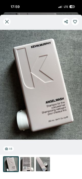Kevin Murphy Angel Wash - szampon do włosów cienkich, farbowanych 250ml Nowy. Tylko wysyłka