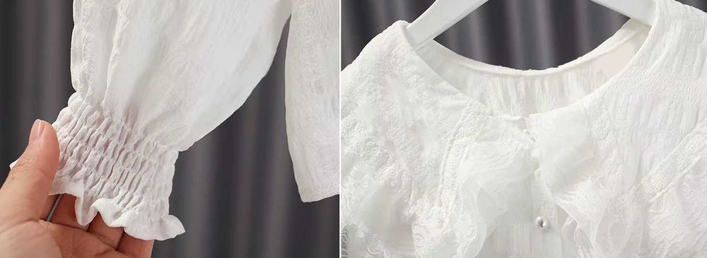 *_* Sukienka dziewczęca biała-czarna elegancka szelki, rozm. 90, nowa