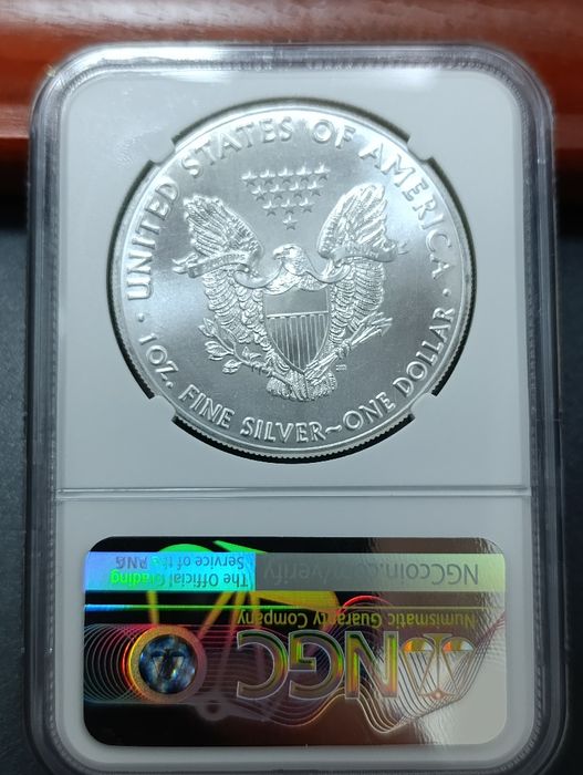 1 долар США 2018 р. Крокуюча Свобода. СРІБЛО. NGS MS 69. Cтан.