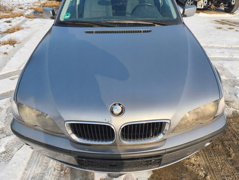 maska pokrywa silnika bmw e46 lift a08/7 silbergrau metallic