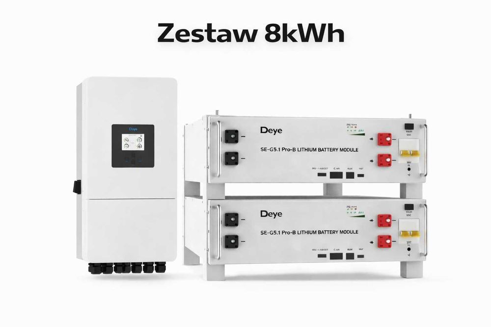Zestaw Magazyn + Inwerter LV (8 kW + 10.24 kWh)