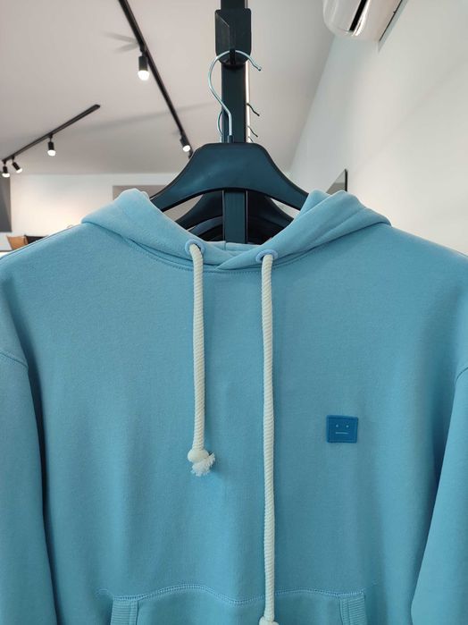 Худі Acne Studios Hooded Sweatshirt Powder Blue