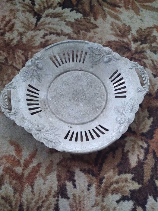 Поднос советский алюминиевый