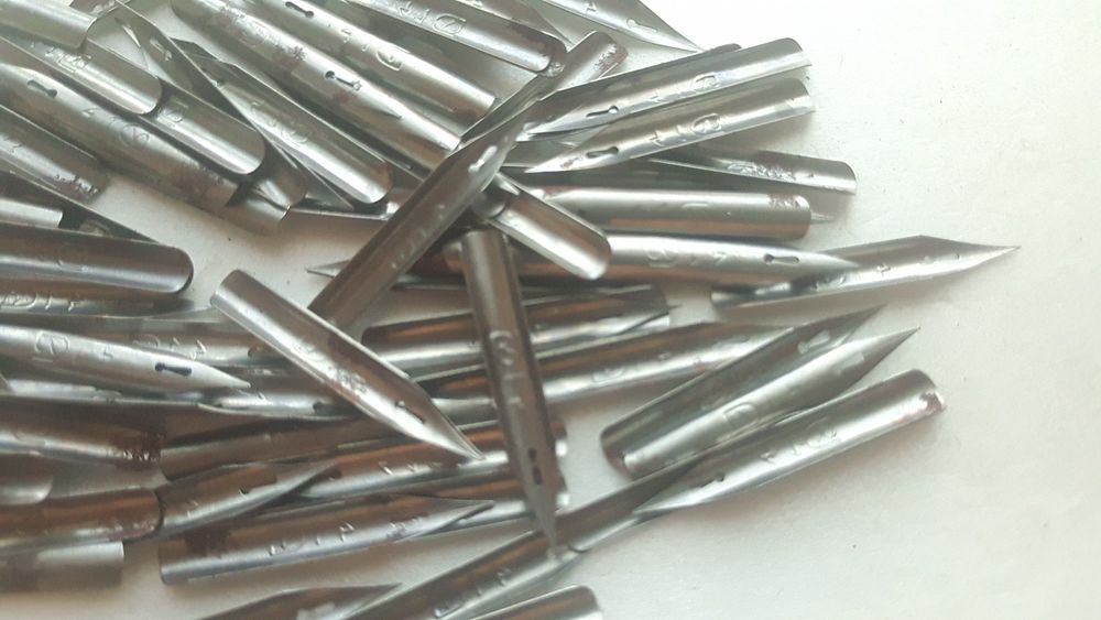 Каллиграфия.Перья  СССР.б/у. 100 шт.#41