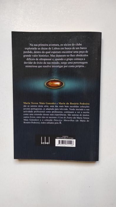 Livro- O Clube das Chaves de Maria Teresa Gonzalez e  Maria Pedreira