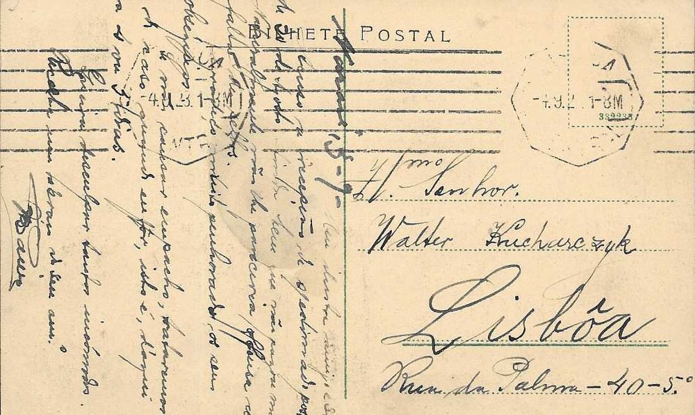 Bilhete Postal antigo 192(?) - NAZARÉ
