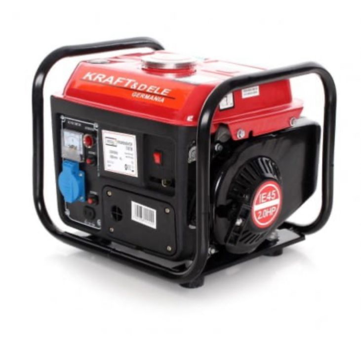 Бензиновий генератор 1.2 кВт,однофазний, бак 4л,10 годин роботи KD109