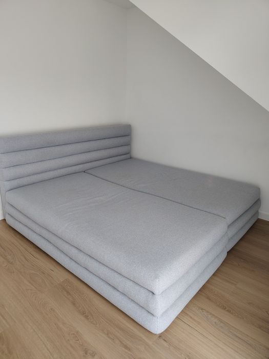 Łóżko dwuosobowe 220x200 tapicerowanie King size