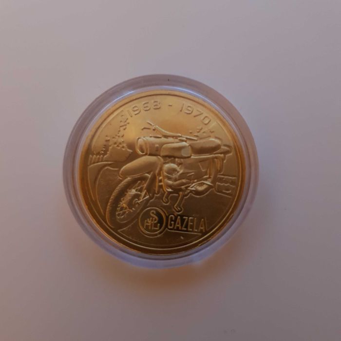 Orlen monety z kolekcji motocykli - Gazela