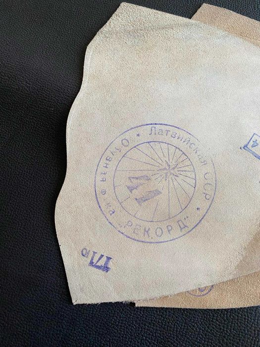 Крой хромовой кожи для  офицерских сапог 40-41 размер