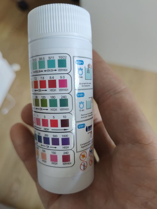 Тест для аналізу води в басейні, спа spa