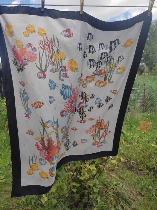 Шелковый платок от Salvatore Ferragamo