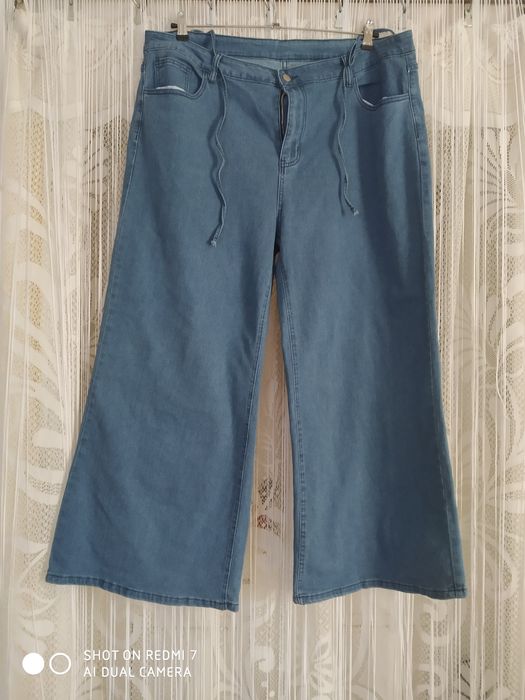 Джинсы палаццо на пышные формы.5 XL